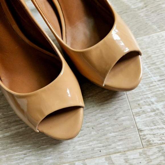 Rachel Roy Peep Toe Patent Leather Pumps - Picture 7 of 16